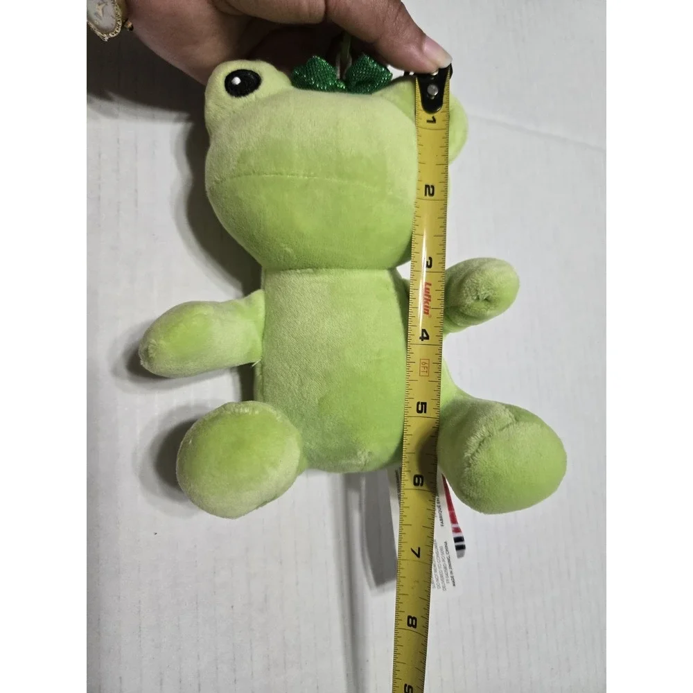 Cute Green Frog Plush‎ Keychain Stuffed Animal Gekota Anime Collectible 6